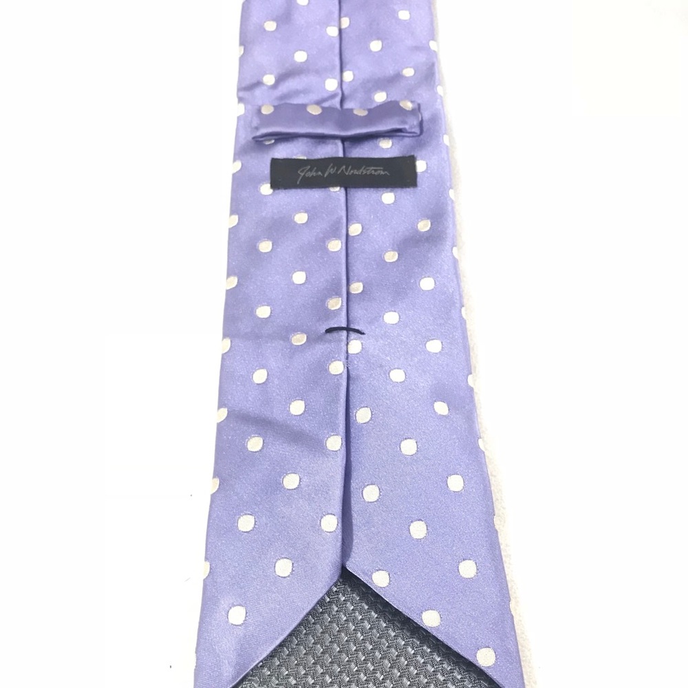 John W. Nordstrom Purple Polkadot Necktie Premium